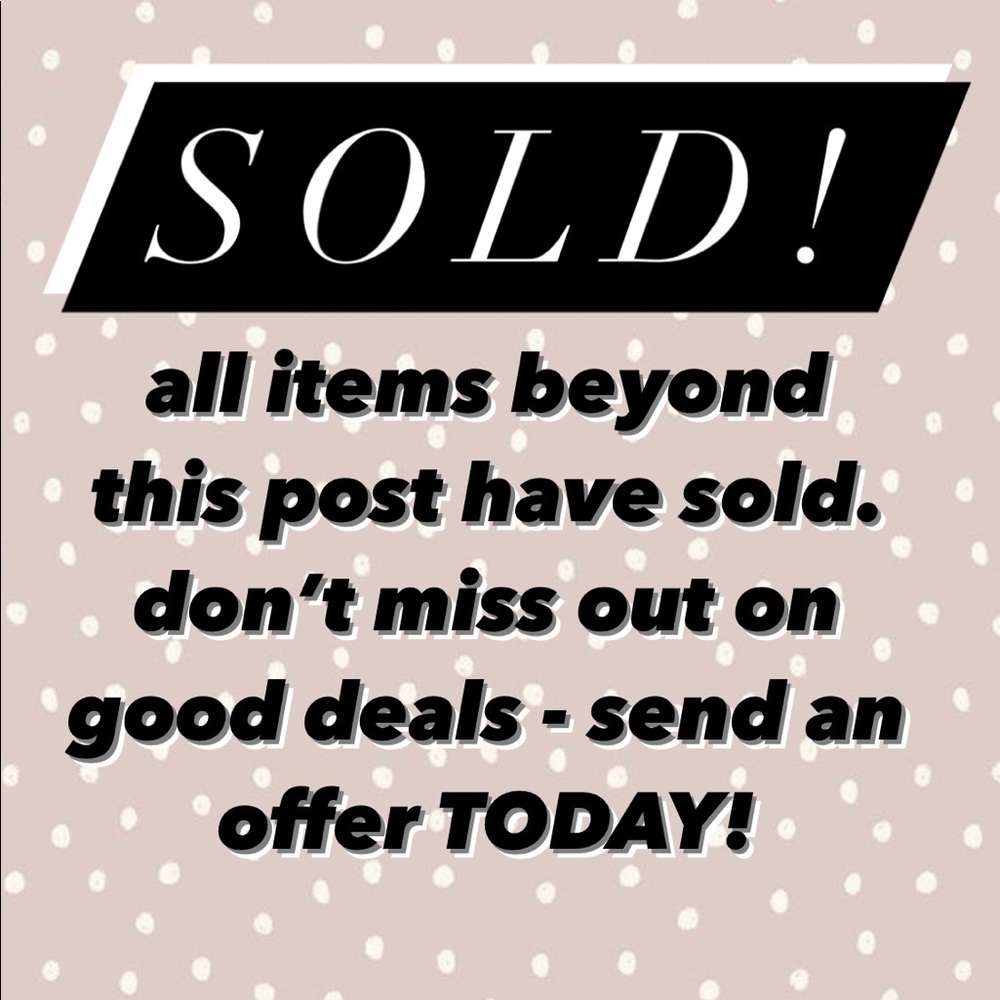 Items Beyond Have Sold!